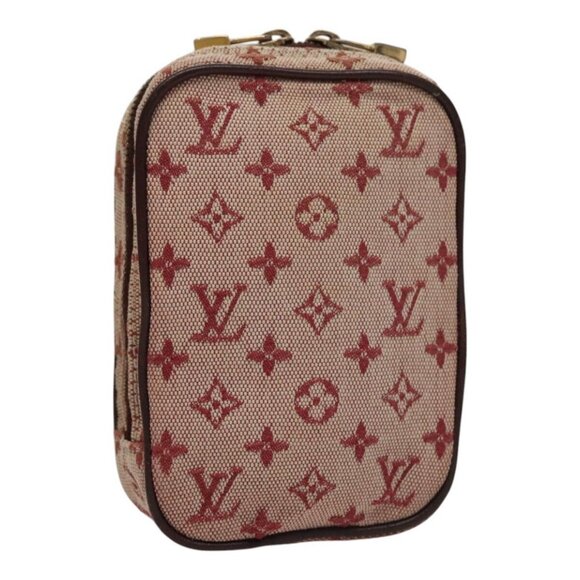 LOUIS VUITTON Monogram Mini Usu Digital Pouch Red - Picture 1 of 16